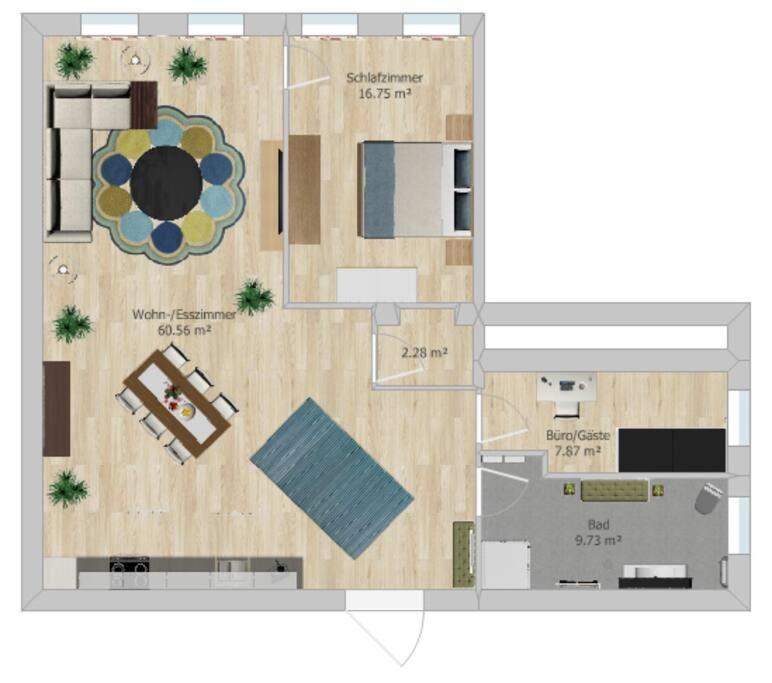 Apartment 3,5 Nahe Legoland Neuburg an der Kammel